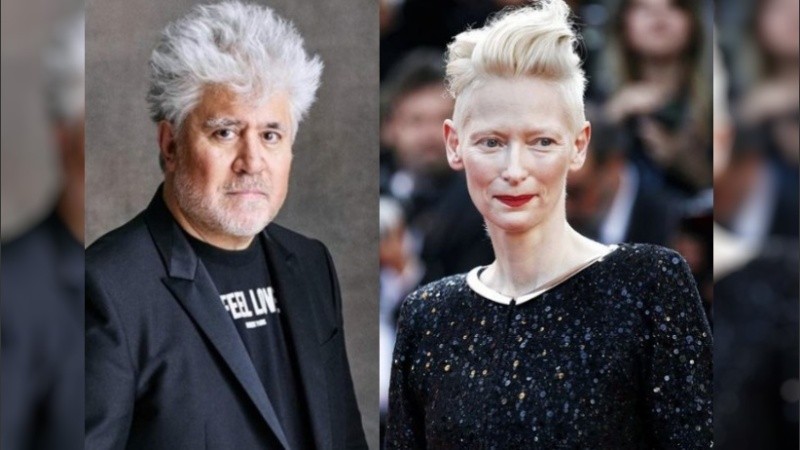 Pedro Almodóvar y Tilda Swinton, unidos por un texto de Jean Cocteau.