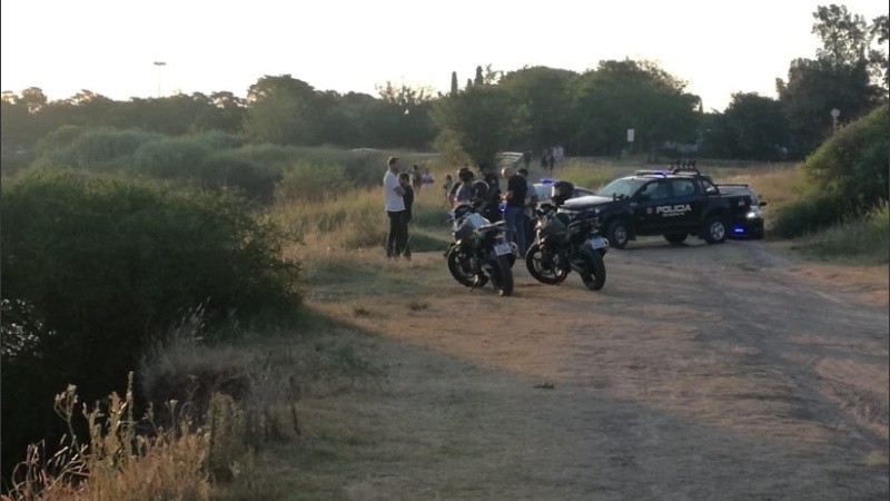 Un amplio operativo se desplegó en el parque Sur.