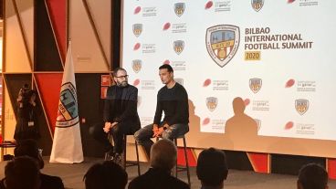 Lionel Scaloni disertó en la cuarta edición de la Bilbao International Football Summit.
