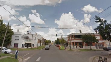 La zona donde tuvo lugar la agresión.