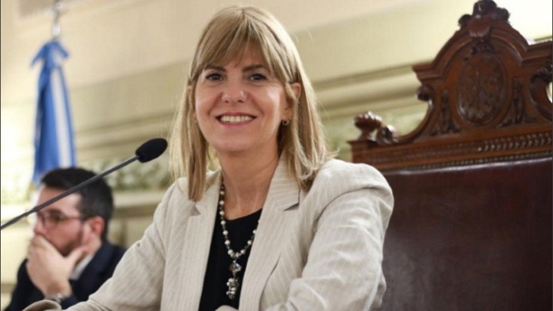 La vicegobernadora de la provincia, Alejandra Rodenas. 