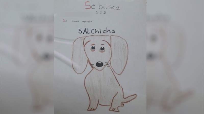 Uno de los dibujos de José Miguel.