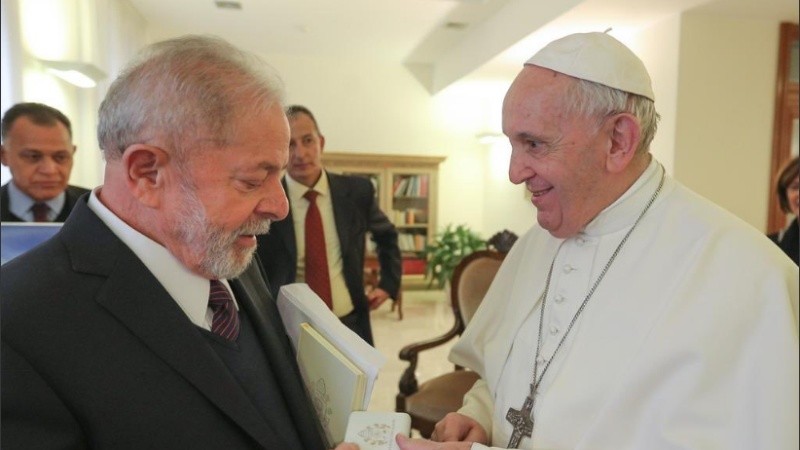 La reunión con el Papa se produjo por la intermediación del presidente argentino, Alberto Fernández.