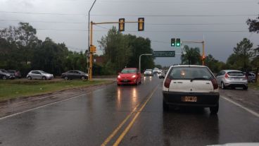 Complicaciones y demoras en la vieja ruta 9.