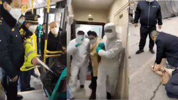 Se viralizaron videos sobre la represión policial en China contra quienes no usan barbijos