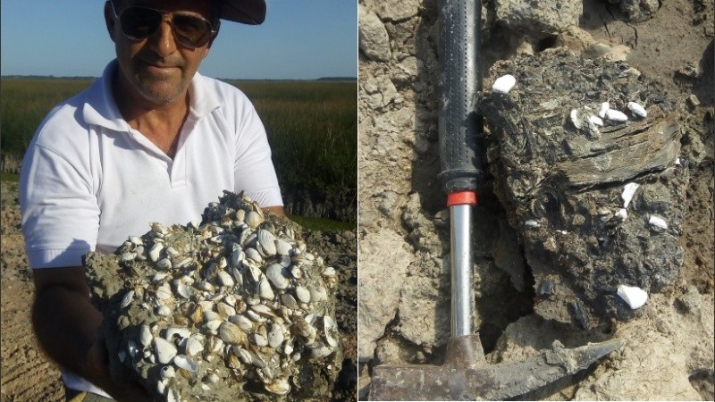 El revelador material hallado en San Pedro. 