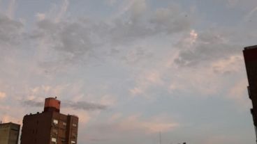 El cielo comenzaba a cubrirse.