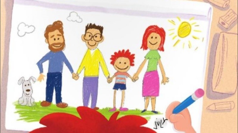 La justicia le permitió a una nena tener una mamá y dos papás