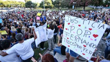 La marcha de la ciudad reclamó justicia por Fernando.