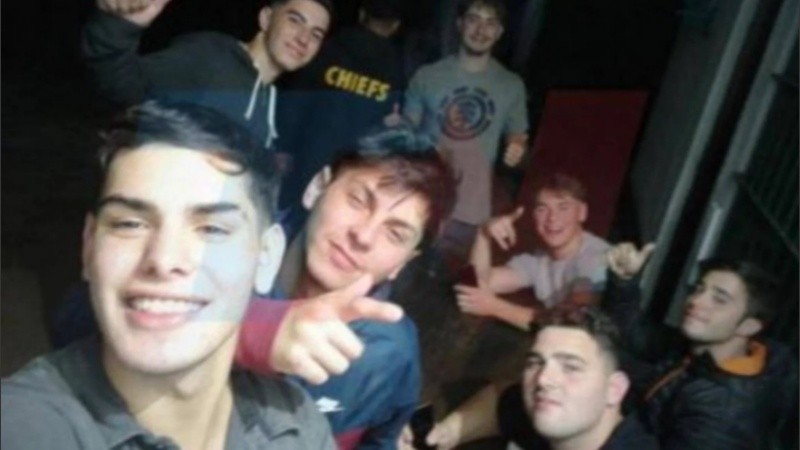 Los jóvenes acusados del crimen de Fernando Báez Sosa. 