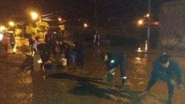 La mujer fue alcanzada por un rayo en el paraje Cienego Ancho.