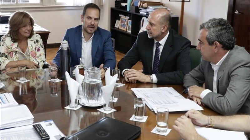 Un día de reuniones en Buenos Aires.