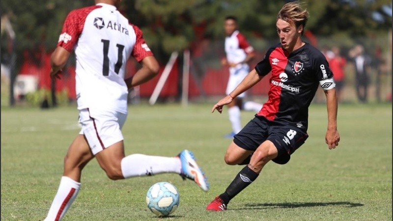 Jerónimo Cacciabue salió a los 30 minutos del segundo tiempo de la reserva. Fue 1-1 vs Colón.