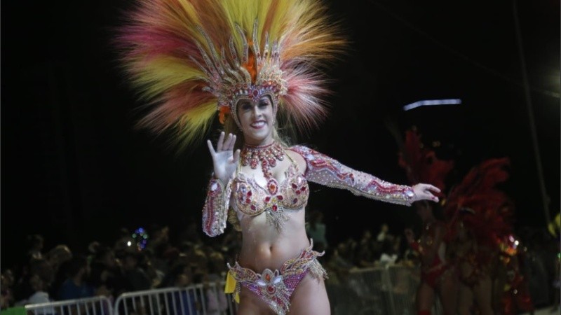 Una postal de los festejos del Carnaval 2020 en el Dacabrini Ortiz.