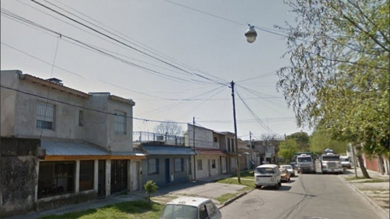 Ameghino al 400, la zona donde ocurrió la balacera. 