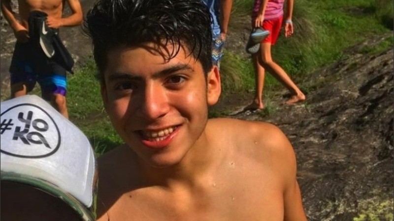 El joven detenido por el femicidio de su novia.