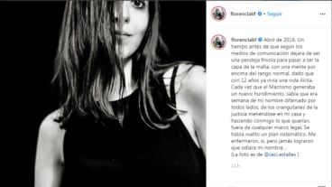 La hija de la ex presidenta realizó un nuevo posteo en Instagram en el que advierte que la "enfermaron"