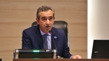 Javkin durante la apertura de sesiones en el Concejo Municipal.