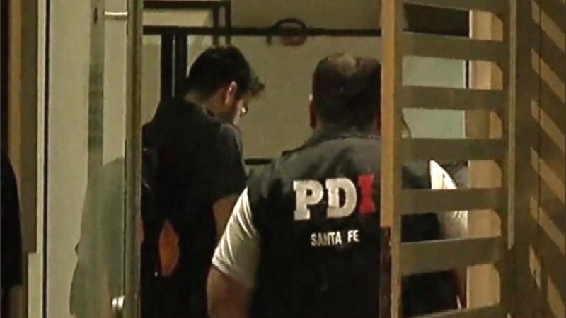 Uno de los operativos en Sarmiento al 400, pleno centro de Rosario.