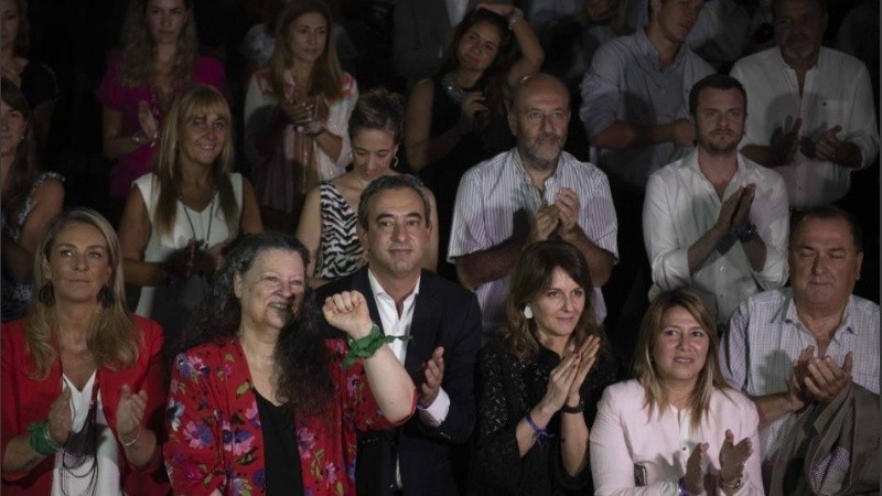 La presentación de la Ley Micaela en el distrito sur de Rosario. 