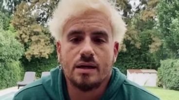 Fede Bal en su conmovedor video subido a las redes.