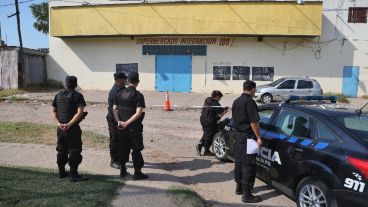 El negocio donde ocurrió el homicidio este martes por la mañana.