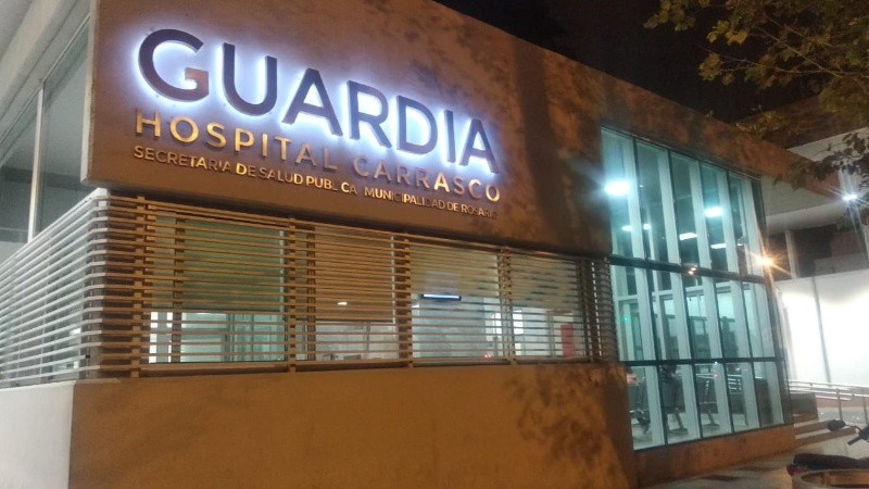 El primer caso de coronavirus de Rosario está internado en el hospital Carrasco.