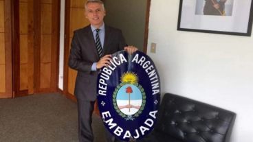 El encargado de negocios de la Argentina en Venezuela, a cargo de la Embajada, Eduardo Porretti.
