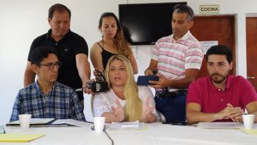 La intendenta Dupouy habló de la situación que vive su ciudad.