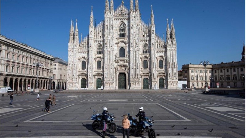 Este miércoles llegaron a Milán siete médicos chinos.