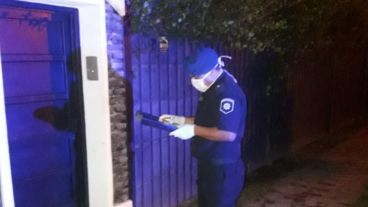 El procedimiento en la esquina de bulevar Argentino y González del Solar.