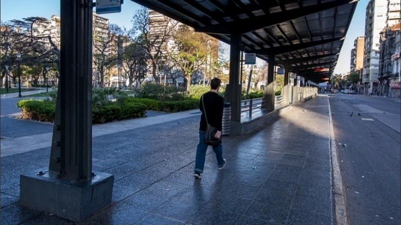La ciudad transita el primer día de la cuarentena