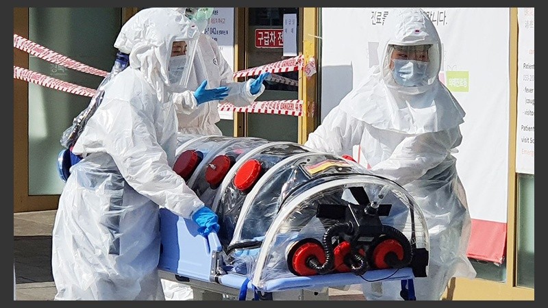 La paciente tenía 40 años y fue internada con una afectación de leve a moderada.