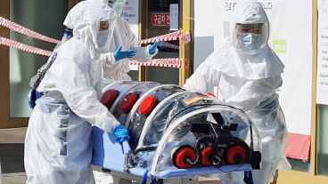 La paciente tenía 40 años y fue internada con una afectación de leve a moderada.