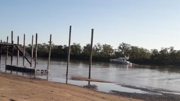 El yate en cuestión fue visto en el Paraná Viejo.