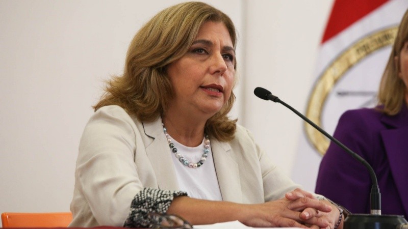 La Secretaria de Salud, Sonia Martorano.