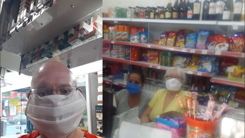 Aunque están abiertos, los kioscos sufren la falta de gente en la calle.