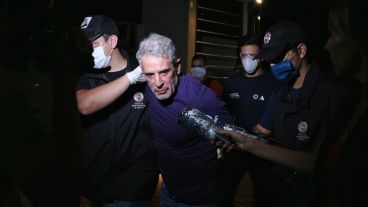 Imagen de archivo, cuando Dutra fue detenido por incumplir la cuarentena.