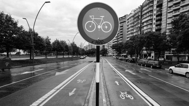 Poco uso de las bicisendas.