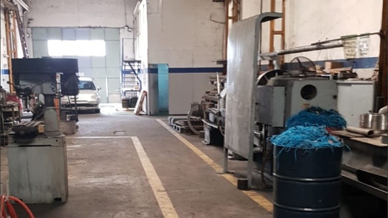 La fábrica de productos de caucho de calle Bacala al 5000.