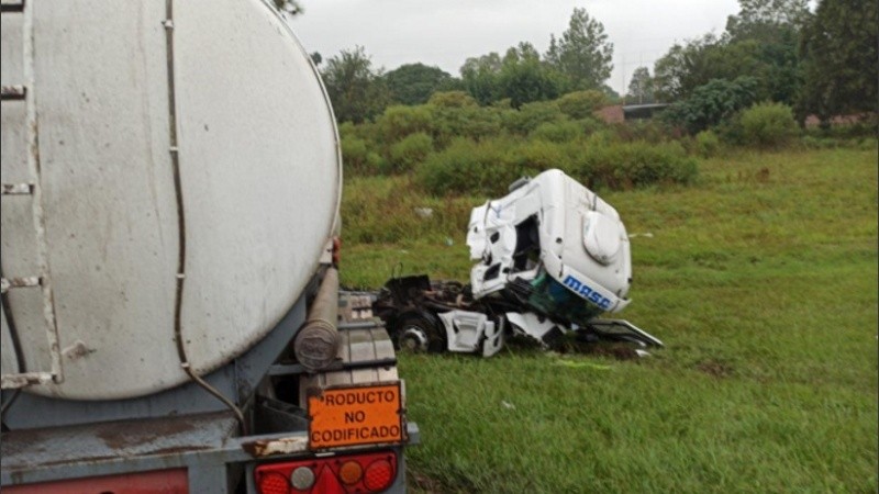 El primero de los siniestros registrado en el kilómetros 1 de la Autopista Rosario - Santa Fe.