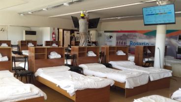 Así se prepara el centro de aislamiento en la ex Rural.