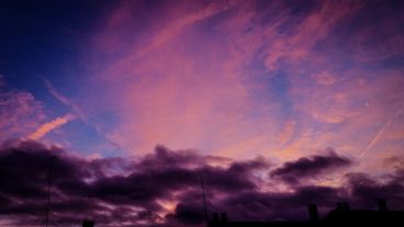Los ruidos que se escucharon venían del cielo.