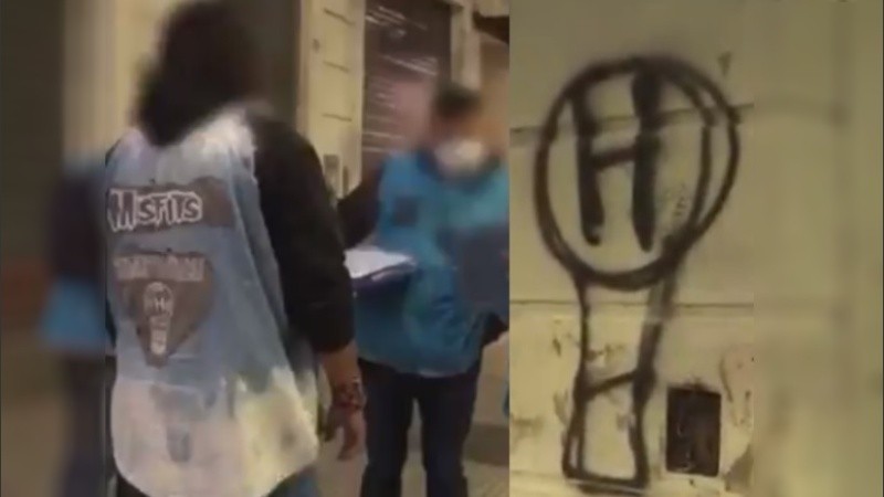 En el procedimiento se labró un acta contravencional por 