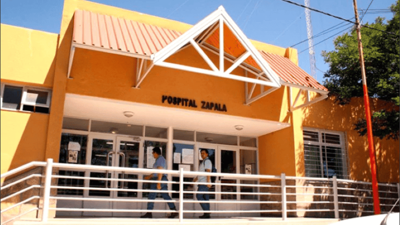El hospital de Zapala, en Neuquén, donde se produjo un nuevo deceso.