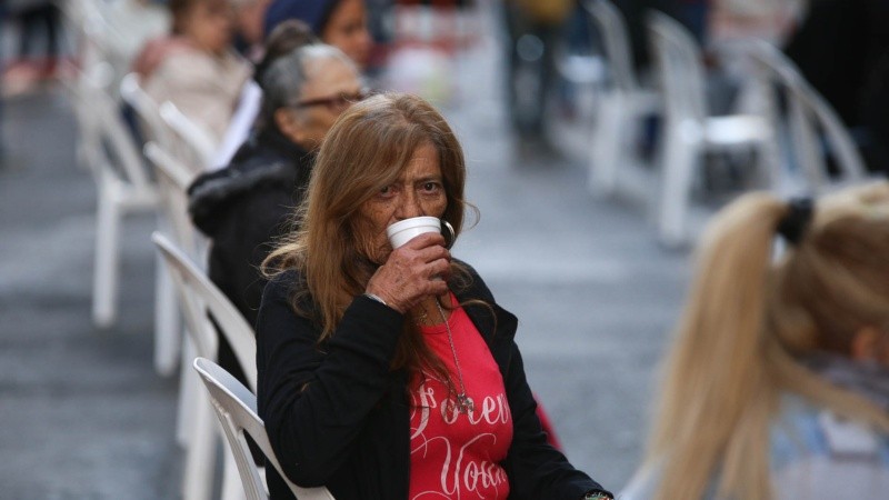 Postales del microcentro de la ciudad este miércoles por la mañana.