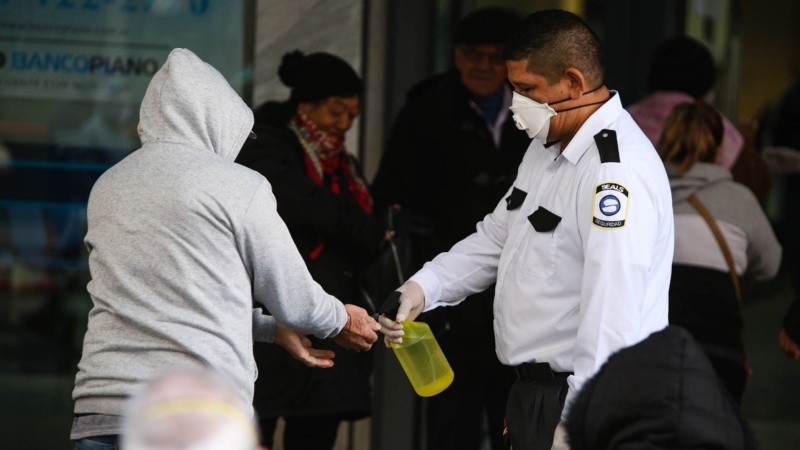 Postales del microcentro de la ciudad este miércoles por la mañana.