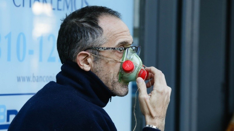 Postales del microcentro de la ciudad este miércoles por la mañana.