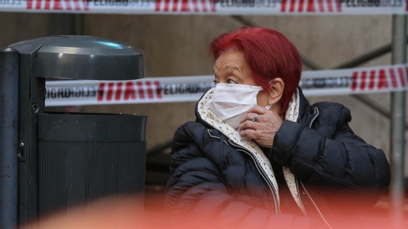 Postales del microcentro de la ciudad este miércoles por la mañana.