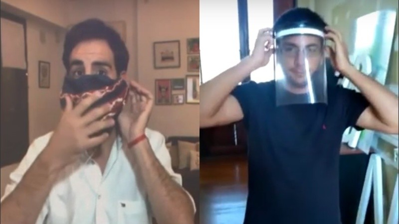 Los modelos caseros presentados en Telenoche y en las redes sociales.